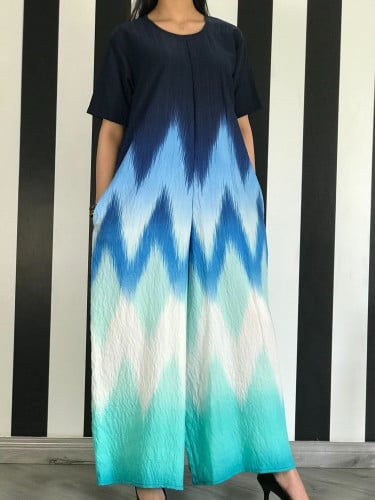 ثويب جمبسوت بجيوب مخفية ومزيج لوني عجيب و الأهم  الخامة مثل النسمة