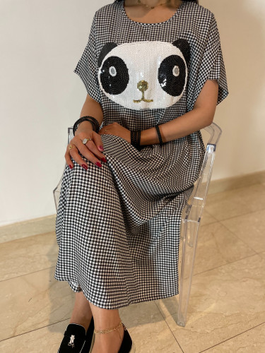 ثويب الباندا خفيف لطيف بارد ومناسب لكل وقت بإضافة مميزة