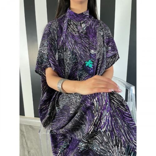 ثويب يومي بألوان العنب العنب العنب