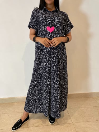 فسيتين القليب الفوشي ناعم انيق رقيق بارد مريح