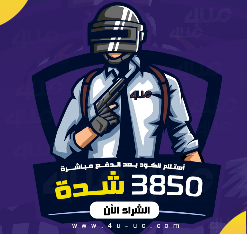 كود 3850 شدة ببجي