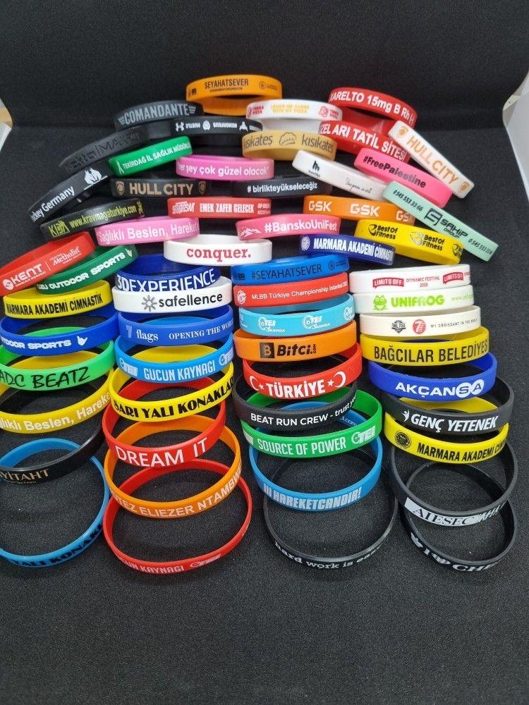 اساور سيليكون للمناسبات Events Silicon Wristband