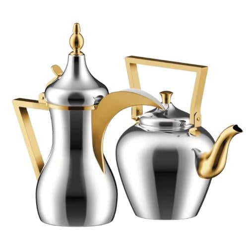 طقم دلة وآبريق العُلا وسط