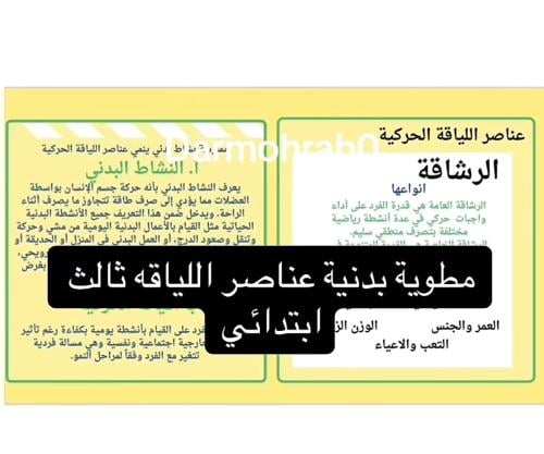 مطويات ثالث