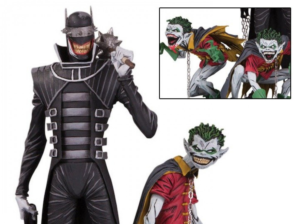 DC Dark Nights: Metal The Batman Who Laughs & Robin Minions Deluxe Limited  Edition Statue - funko pop banpresto best store for easy shopping the latest