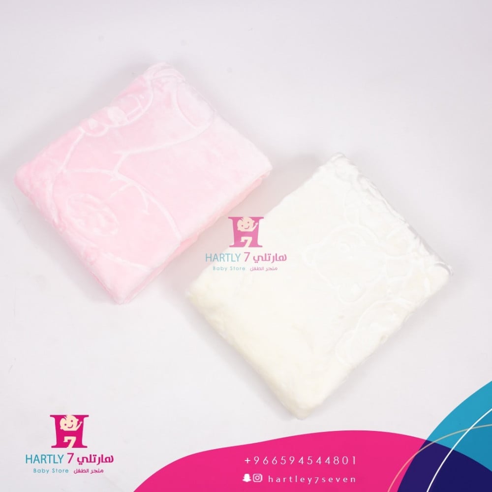 بطانية ناعمة للرضع بارزة الملمس