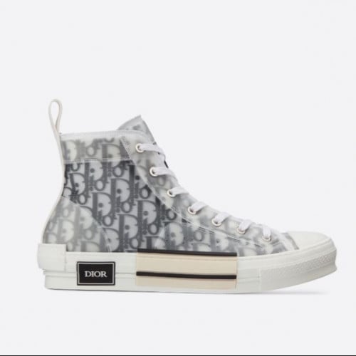 White and Black Dior Oblique Canvas