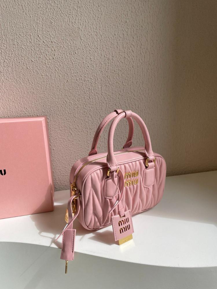 Arcadie Miu Miu Tasche Rosa Miu Miu Arcadie Suede Bag Fuschia