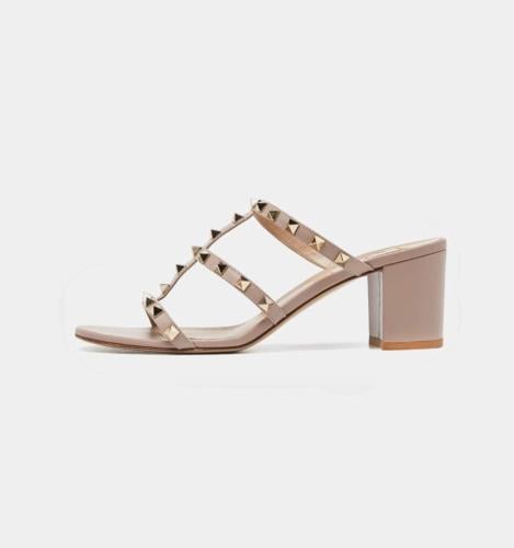 VALENTINO GARAVANI Rockstud Caged 60mm Slide Sanda...
