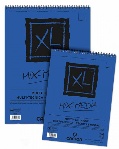 كراسة رسم وسائط متعددة 300 جم XL Mix-Media سلك , ك...