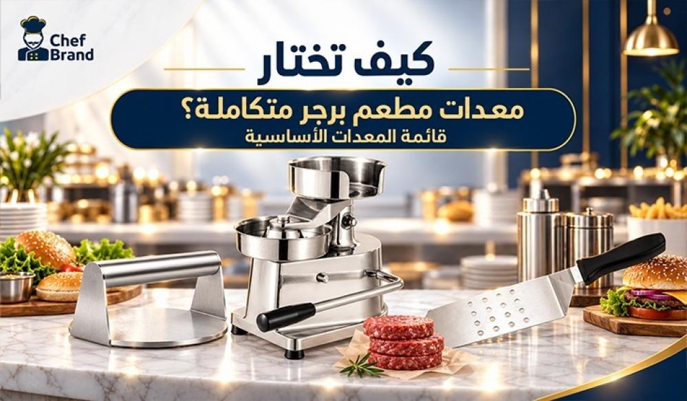 كيف تختار معدات مطعم برجر متكاملة؟ قائمة المعدات الأساسية