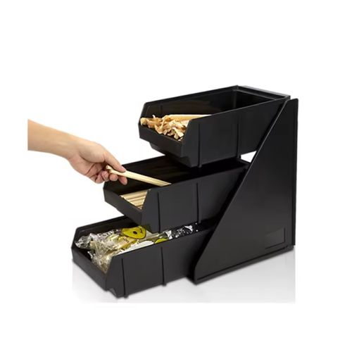 حامل صندوق بلاستك 3 خانة