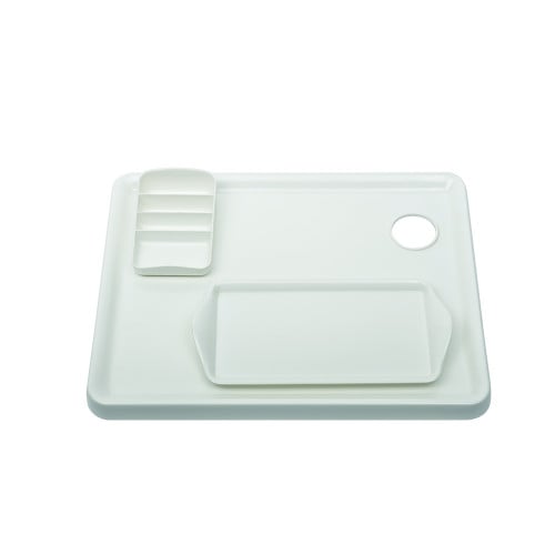 طقم تبسي ضيافة ابيض 36*3.2 سم