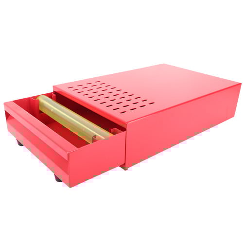 صندوق مخلفات القهوة احمر 38*25.5*10 سم