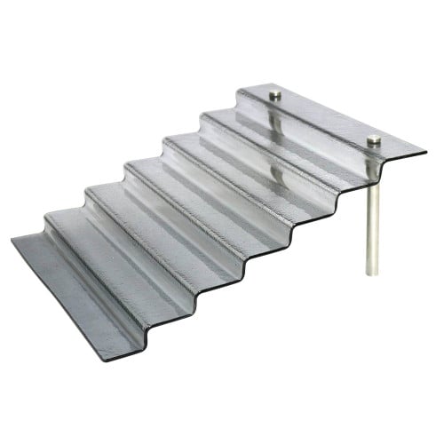 ستاند زجاجي اسود 7 درجات 42*48 سم