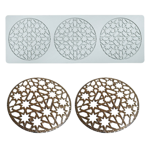 قالب سيلكون لتزيين الطبق 3*125*360  ملم