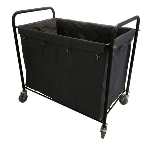 سلة جمع الملابس المتسخة رصاصي