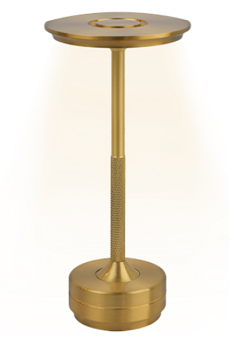 انارة باللمس على الطاولة ذهبي