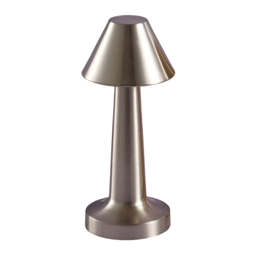 انارة باللمس طاولة فضي