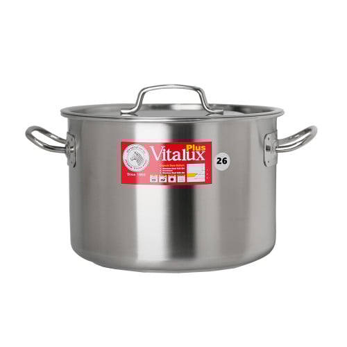 قدر مع غطاء تايلندي ستيل