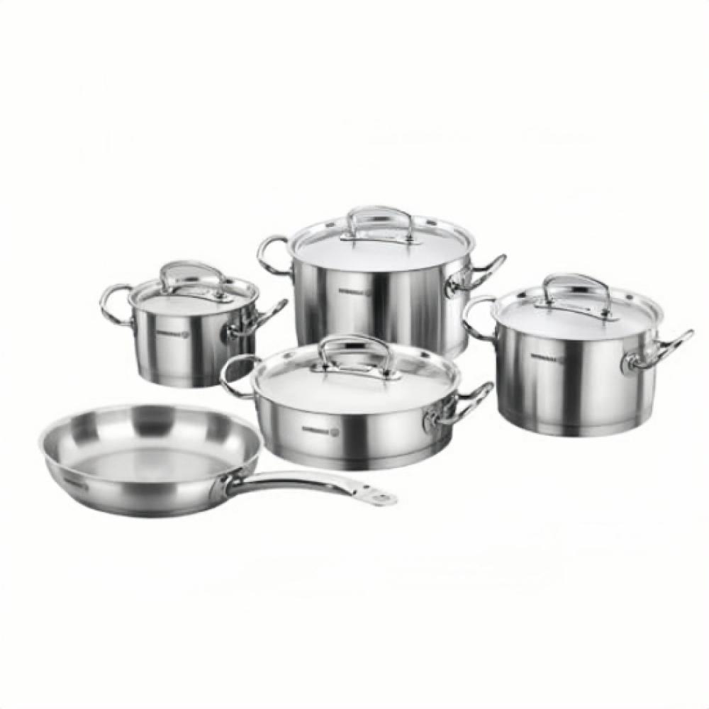 Korkmaz Proline A1156 Pentolino Acciaio Inox 0,8L - Adatto A Induzione, Gas E Forno Fino A 500°C, Argento