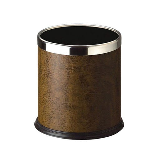 سلة مهملات كيس مخفي لون بني