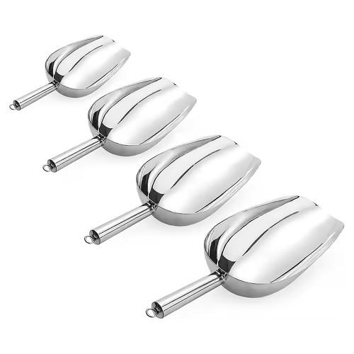 مغرفة دقيق استيل