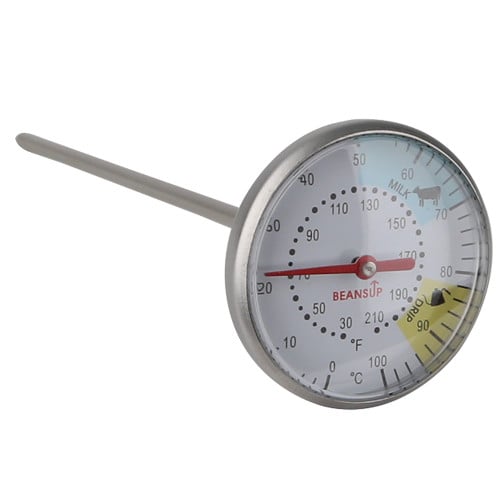 مقياس حرارة من 30° الى 210° ستيل 14.5 سم