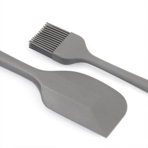 فرشة زيت سليكون + ملعقة سليكون