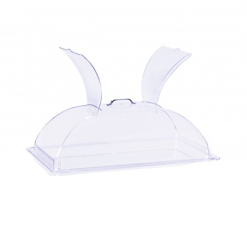 غطاء مستطيل فتحتين قبة شفاف اكريلك