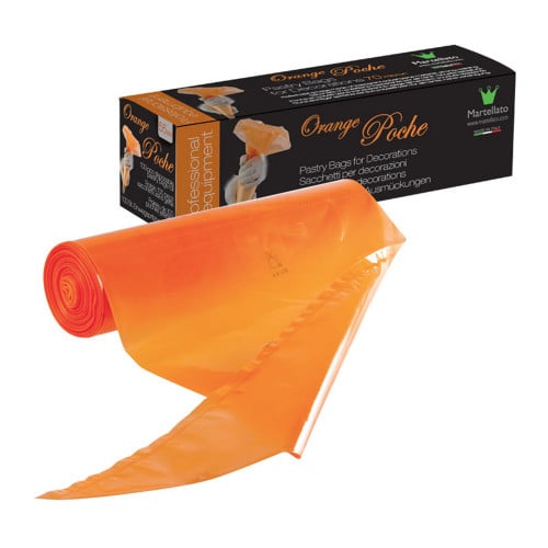 رول 100 كيس حلواني برتقالي مارتيلاتو ايطالي