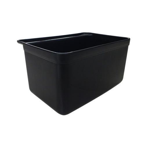 صندوق بلاستيك اسود للعربة 9 لتر