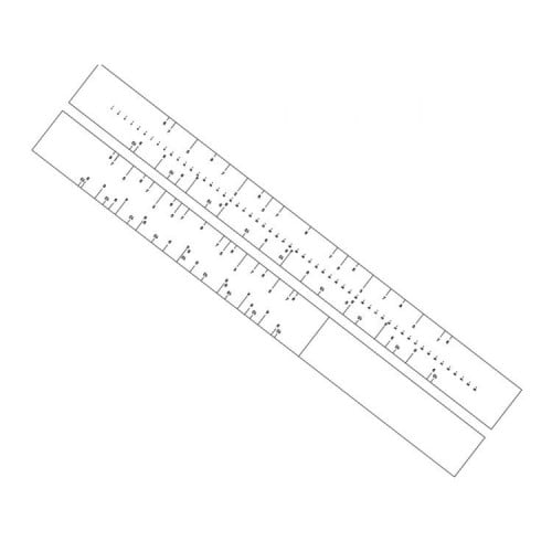 Baker's Ruler 57Cm 2 Pcs  Martellato