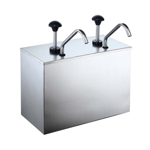 موزع صوص بالضغط 2 خانة استيل