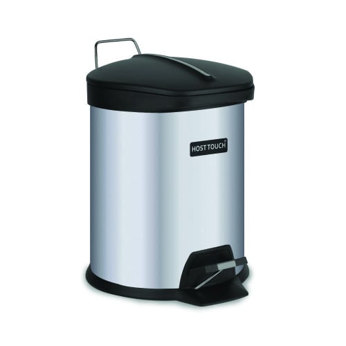 سلة مهملات مع دعسة 5 لتر