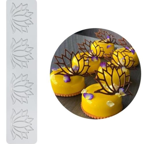 قالب سيلكون لتزيين الطبق 3*60*278  ملم