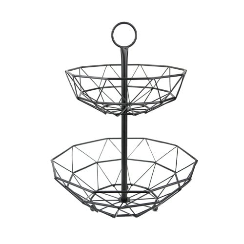 سلة فاكهة استيل 2 دور