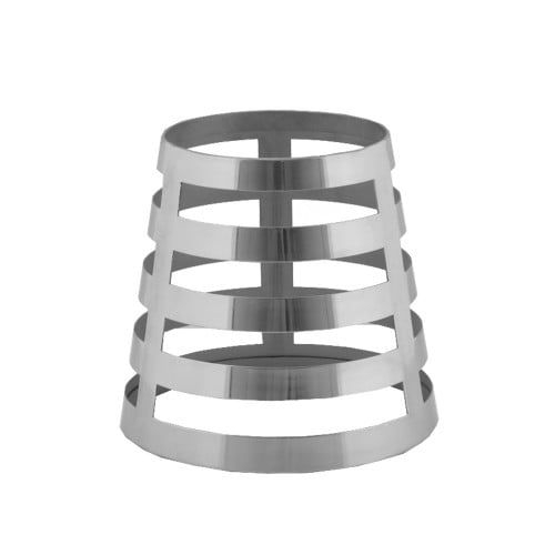 ستاند بوفية استيل دائري 20.5*15.5 سم