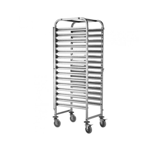 عربة ترولي صواني 2/1 استيل 59*67*173 سم GN