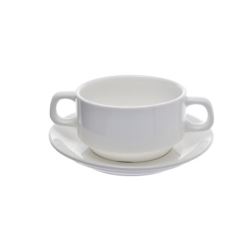 زبدية شربة مع صحن / كرتون