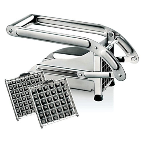 قطاعة بطاطا 9*26 سم مع 2 شفرات تقطيع فرنسي