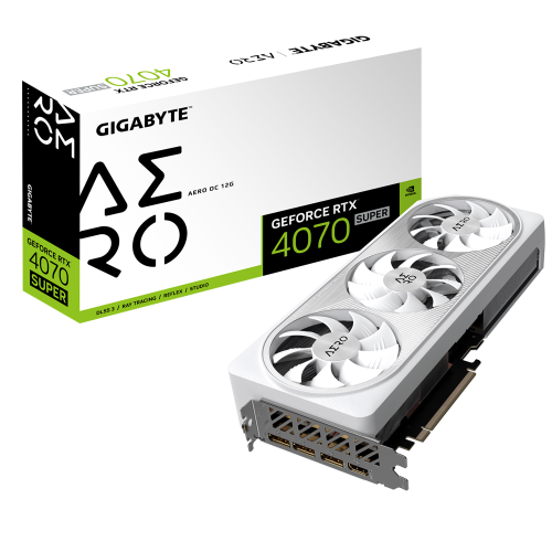 كرت شاشة - GIGABYTE GeForce RTX™ 4070 SUPER AERO 1...