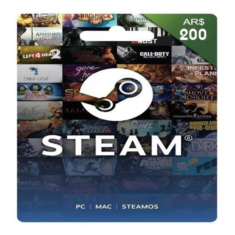 Argentina Prepaid Card For Steam Region Change 45 ARS$ – enjoyandplay