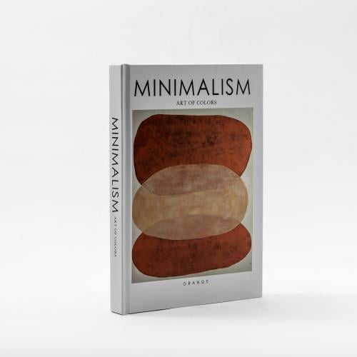 كتاب Minimalism Art of Colors Orange