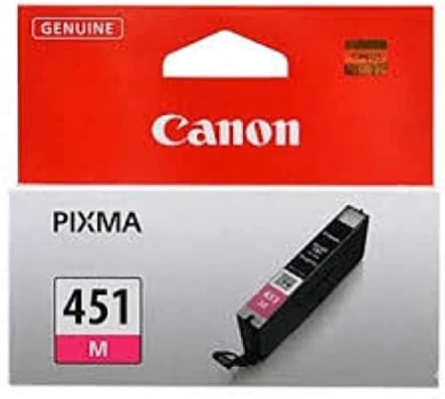 حبر كانون احمر‌ ‌‌Canon Genuine INK 451 M Magenta‌