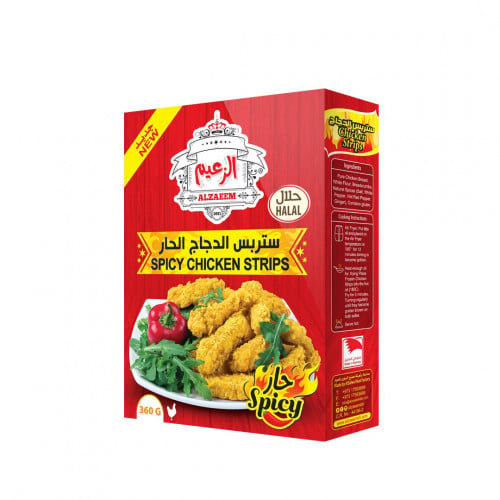 ستربس الدجاج الحار 360 جرام _ spicy chicken strips...