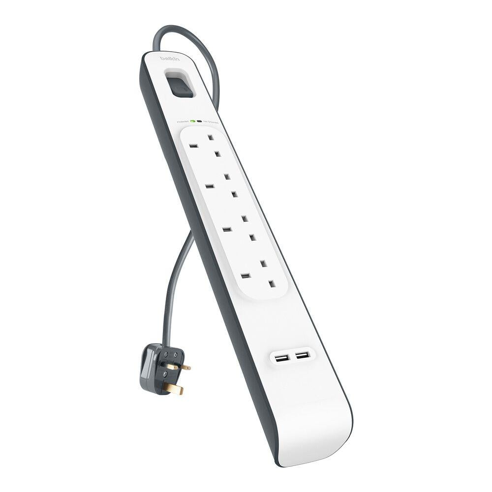 Belkin 4-Outlet Surge Protector with 2 USB-A Ports