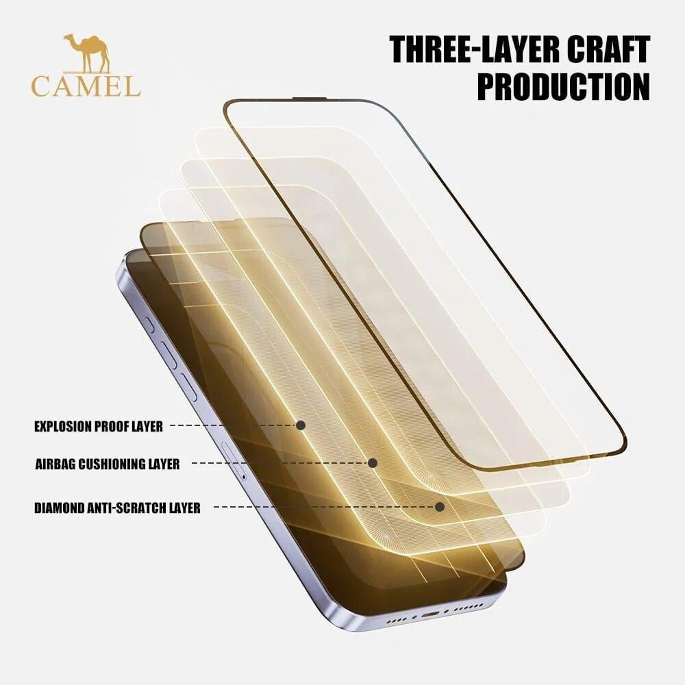 Camel Privacy Glass Protector for iPhone