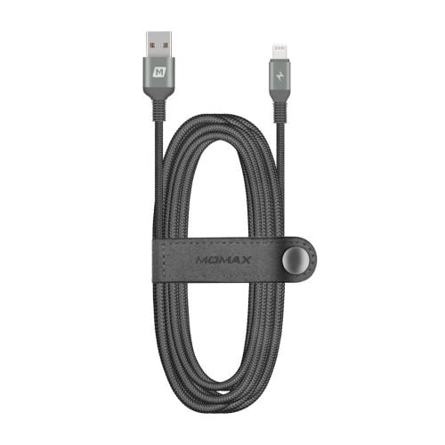 كيبل موماكس إليت ايفون USB بطول 1.20 م - أسود
