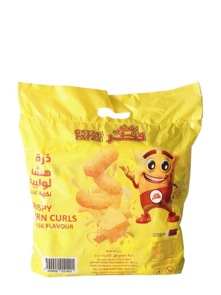 قطر بفكي ذرة هشة بنكهة الجبنة 15 جم × 20 عبوة
